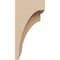 Ekena Millwork 4"W x 4"D x 8"H Wide Rivera Rough Cedar Woodgrain TimberThane Corbel, Primed Tan CORUR04X04X08RIVRCPR - alternate 2